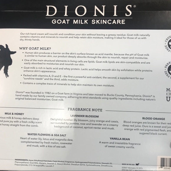 Dionis Goat Milk Hand Cream - Picture 3 of 3